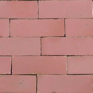 Blushing Pink Glazed Brick - 1