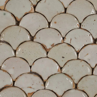 Mosaic Scallop – Sandy White - 1