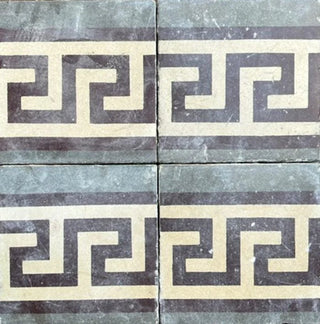 Grey Tulip Border Antique - 1