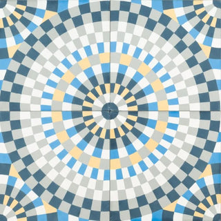 Blue French Mosaic - 1