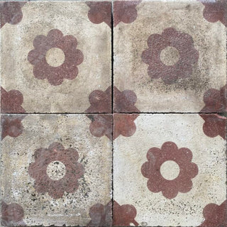 Little Red Flower Antique - 1