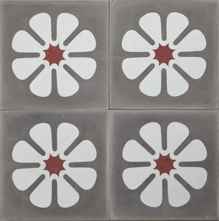 Grey and White Flower - 1