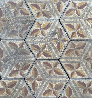 Mustard Petal Hex Antique