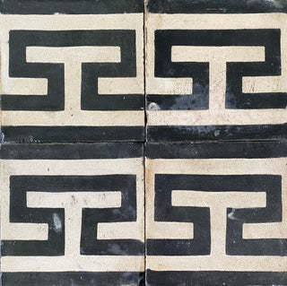 Black and White Check Border