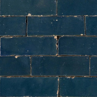 Navy Glazed Brick - 1