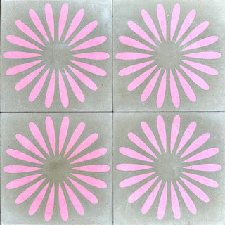 Olive and Pink Flower - 1