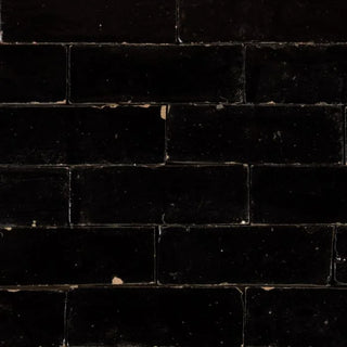 Black Glazed Brick - 1