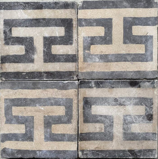 Little Black Flower Border - 1