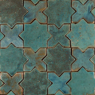 Turquoise Glossy Estrella - 1