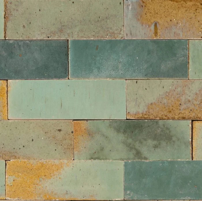 Turquoise Delight Brick - Jatana Interiors