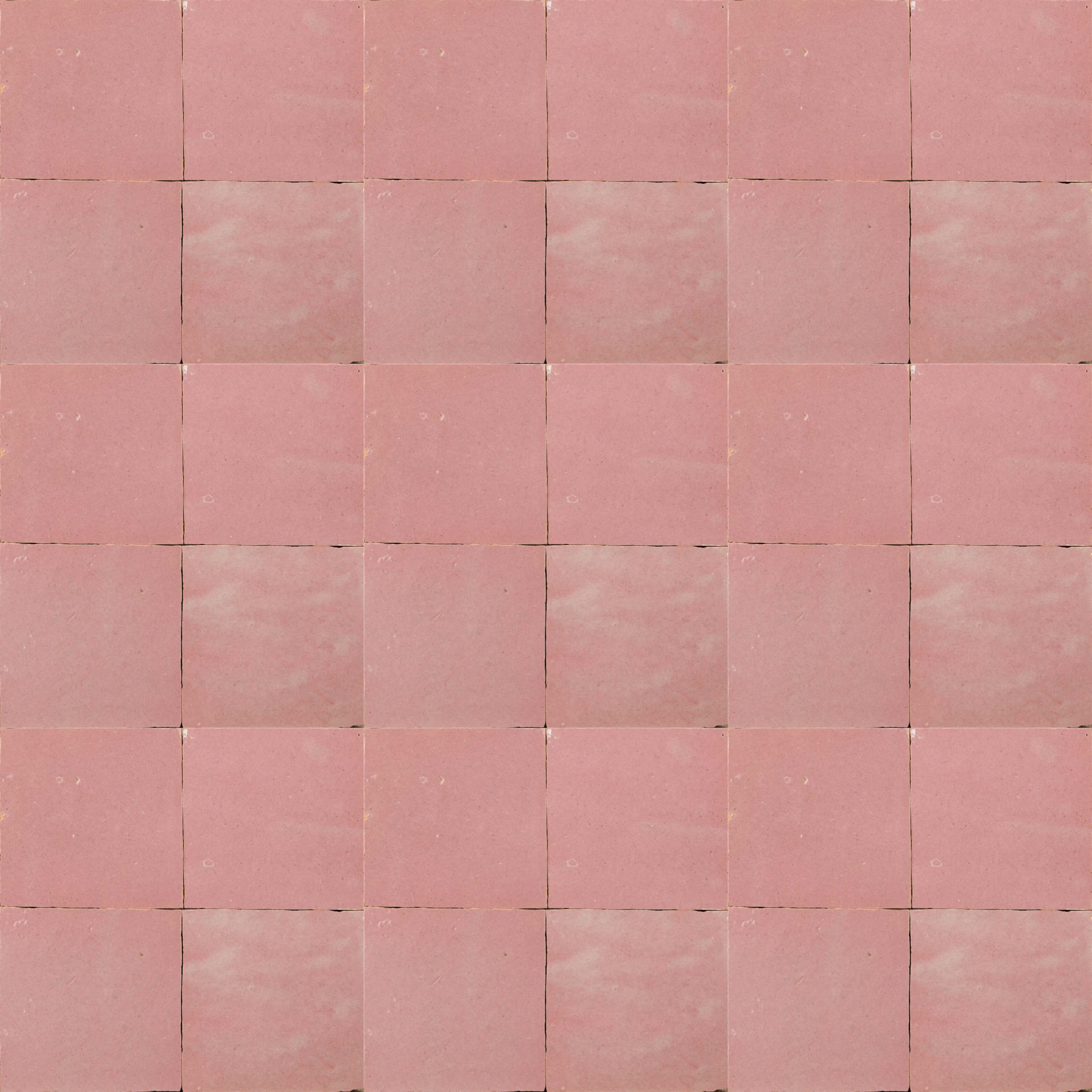 Outdoor Tiles - Blushing Pink Glazed