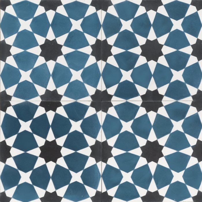 Outdoor Tiles - Blue Moroccan Mosaic