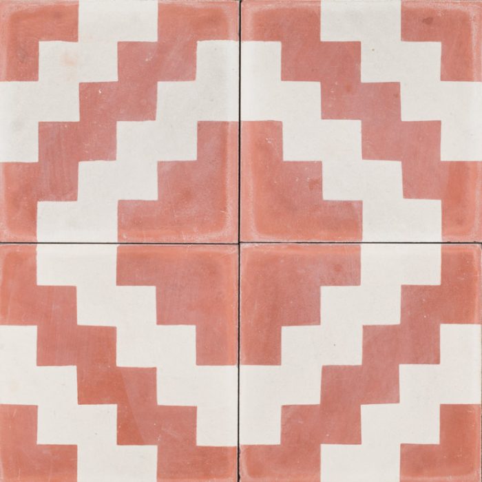 Reproduction Tiles - Pink Acapulco