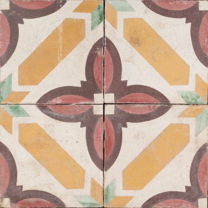 Antique Encaustic Cement Tiles - Arabian Sunset Antique