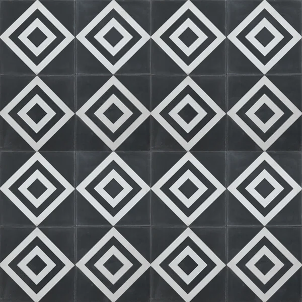 Discounted Tiles - Black and White Elegance