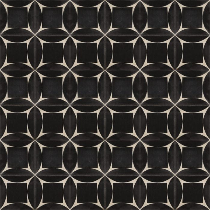 Reproduction Tiles - Black Cuzco