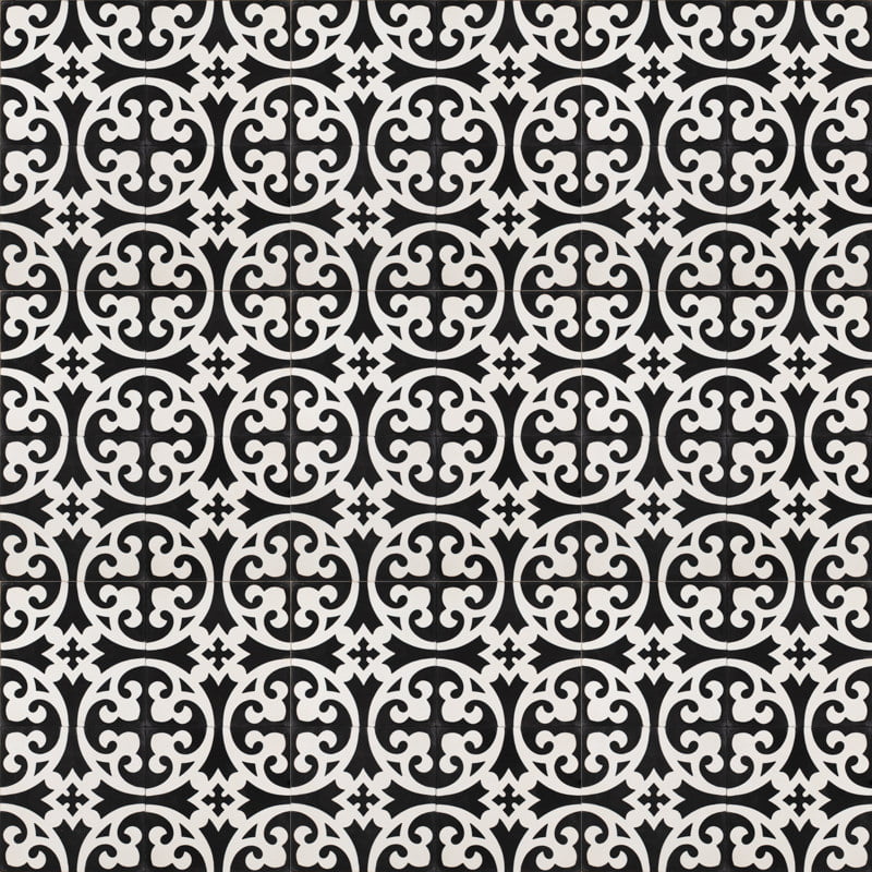 Reproduction Tiles - Black Mustard Clover