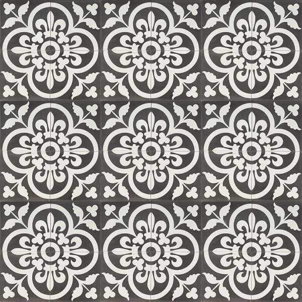 Reproduction Tiles - Black Royal