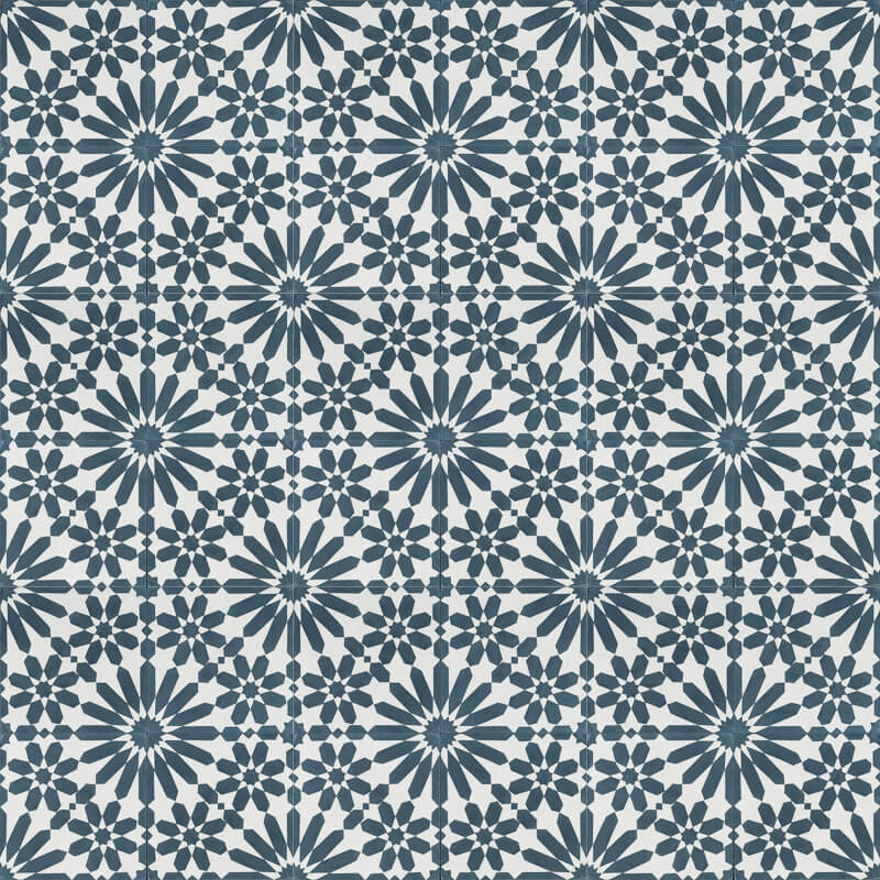 Reproduction Tiles - Blue Fez