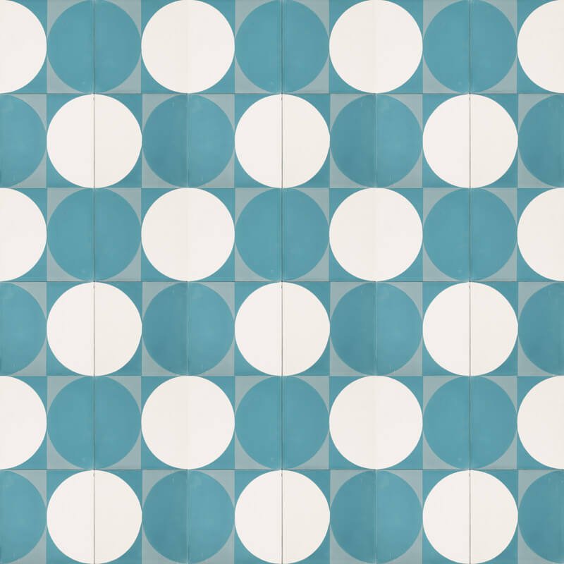 Reproduction Tiles - Blue La Luna