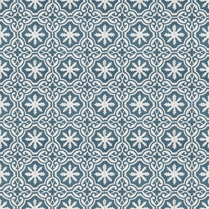 Reproduction Tiles - Blue Moroccan Bazaar