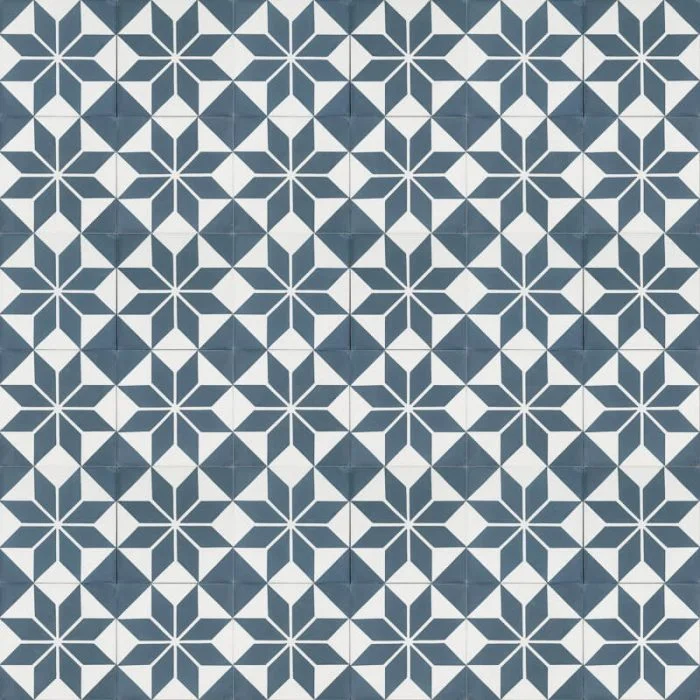 Reproduction Tiles - Blue Star