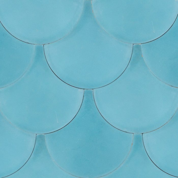Reproduction Tiles - Blue Tear Drop