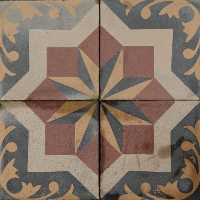 Antique Encaustic Cement Tiles - Brussels Antique