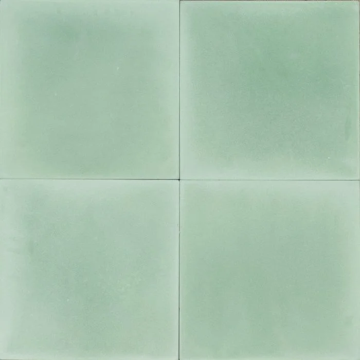 Reproduction Tiles - Celestine Green