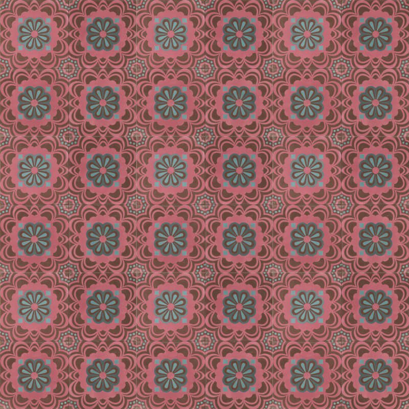Reproduction Tiles - Chocolate Lisbon