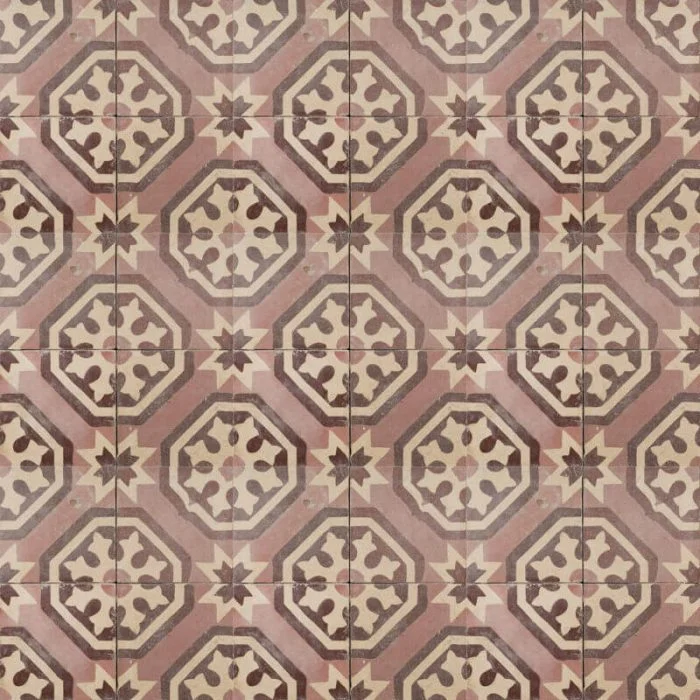 Antique Encaustic Cement Tiles - Desert Star Antique