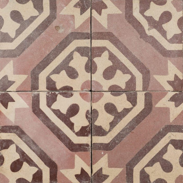 Antique Encaustic Cement Tiles - Desert Star Antique