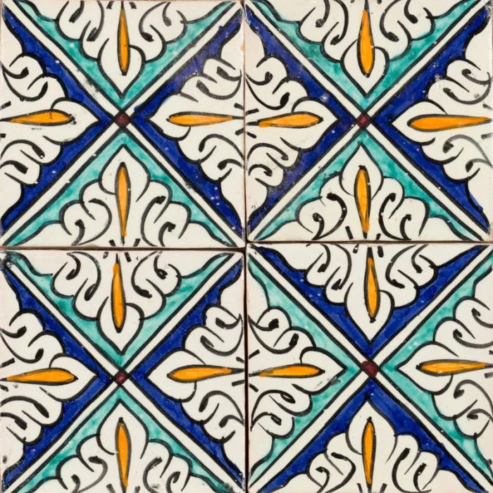 Moroccan Handmade Tiles - Diamond Mini Glazed