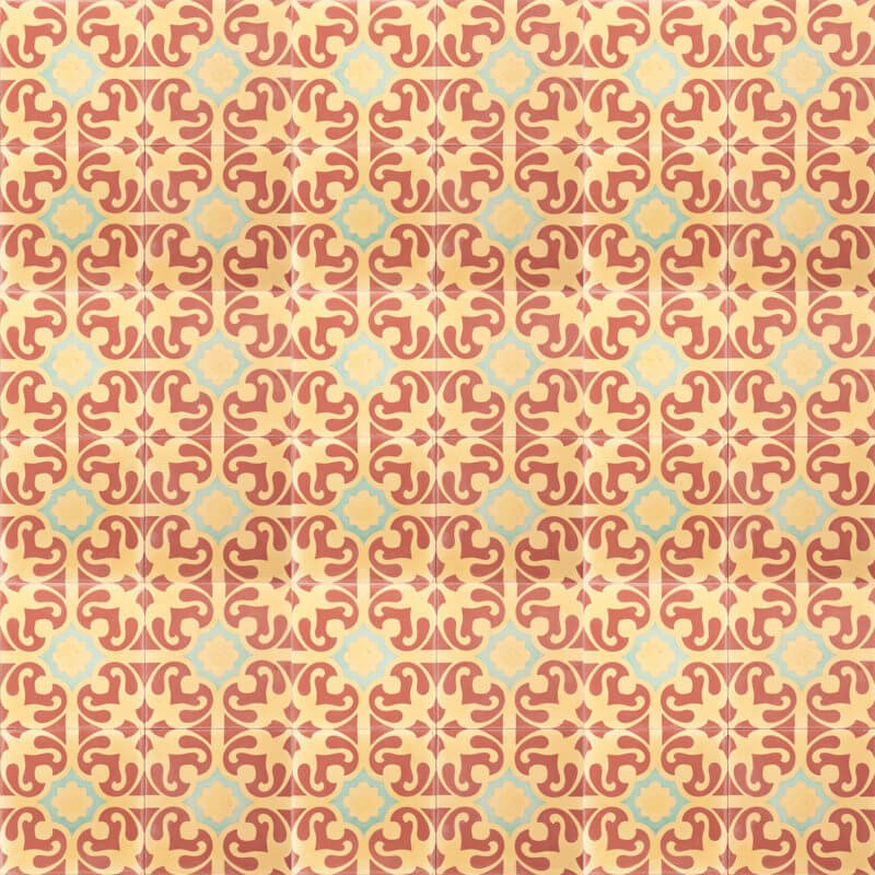 Outdoor Tiles - Exotic Floral