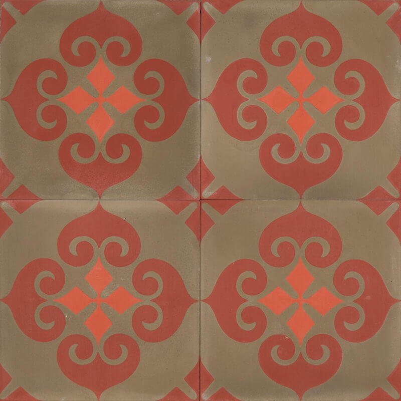 Reproduction Tiles - Indian Night