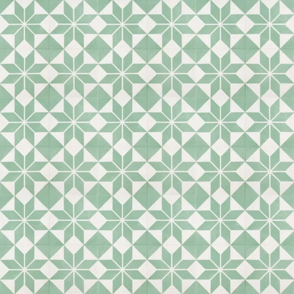 Reproduction Tiles - Jade Star