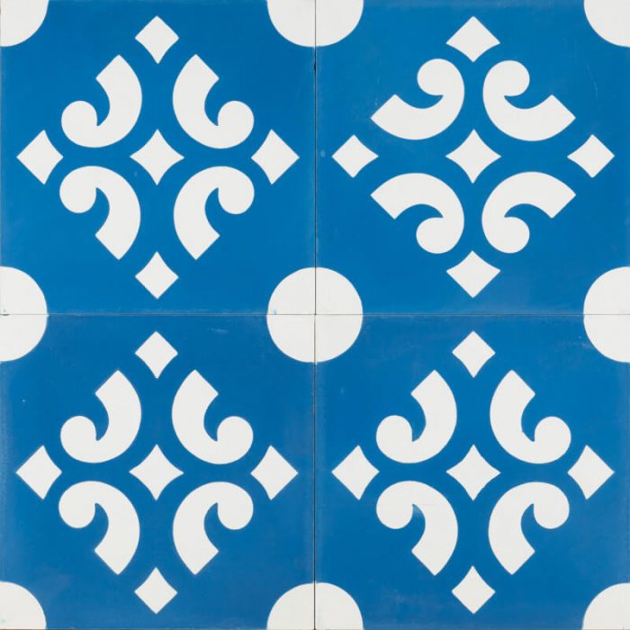 Reproduction Tiles - Midnight Blue Spanish Villa