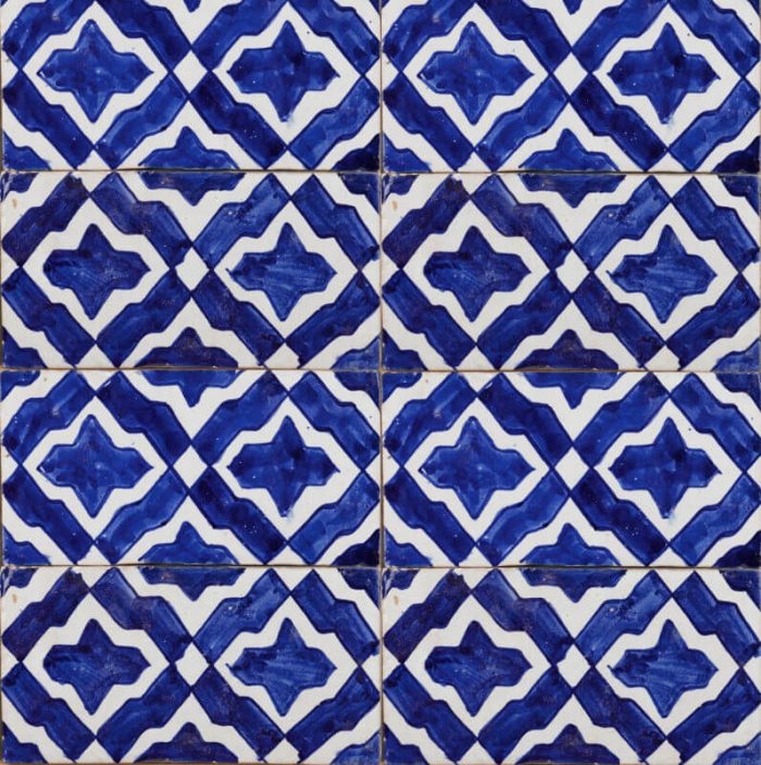 Outdoor Tiles - Moroccan Midnight Border