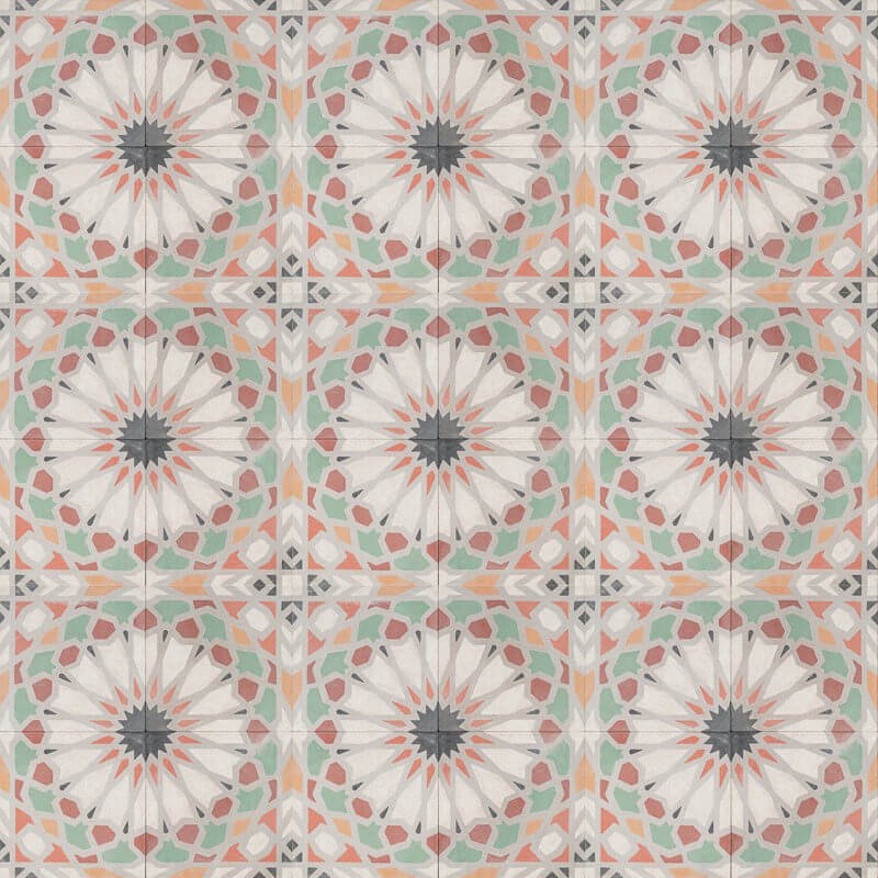 Reproduction Tiles - Moroccan Sun