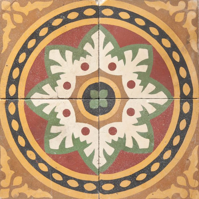 Antique Encaustic Cement Tiles - Mykonos Antique