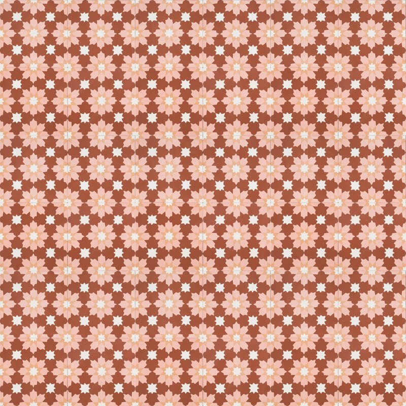 Reproduction Tiles - Pink Azule