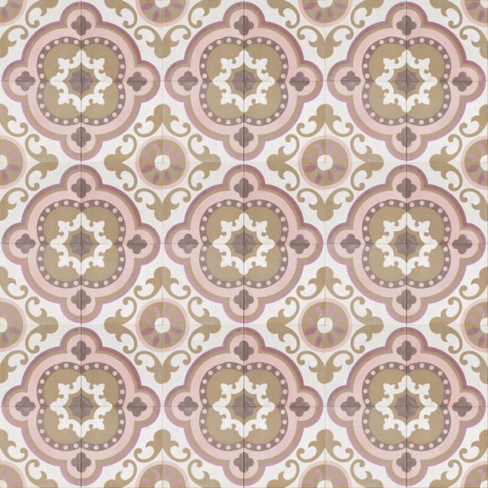 Reproduction Tiles - Pink Mandala