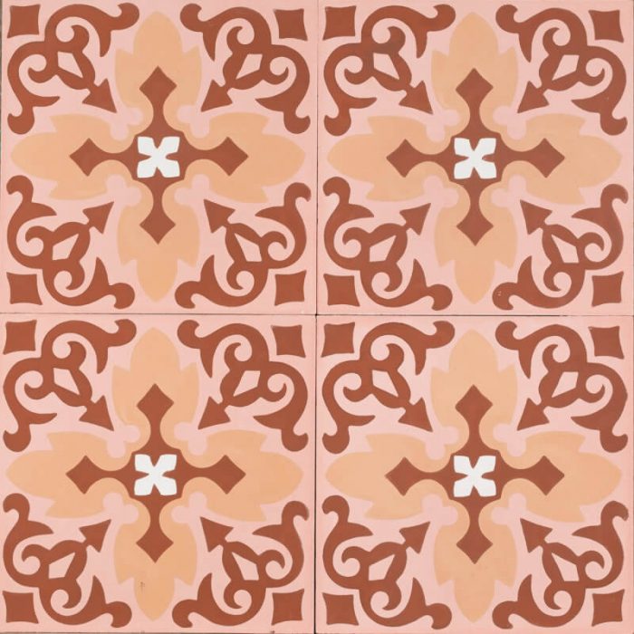 Reproduction Tiles - Pink Manor