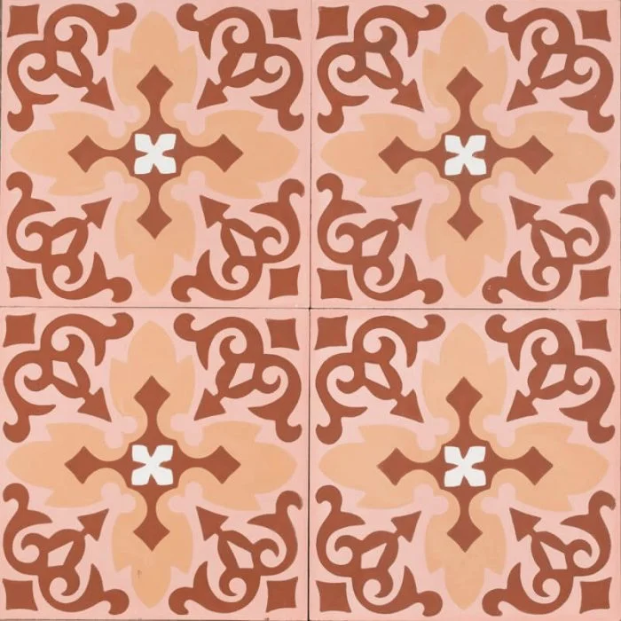 Reproduction Tiles - Pink Manor