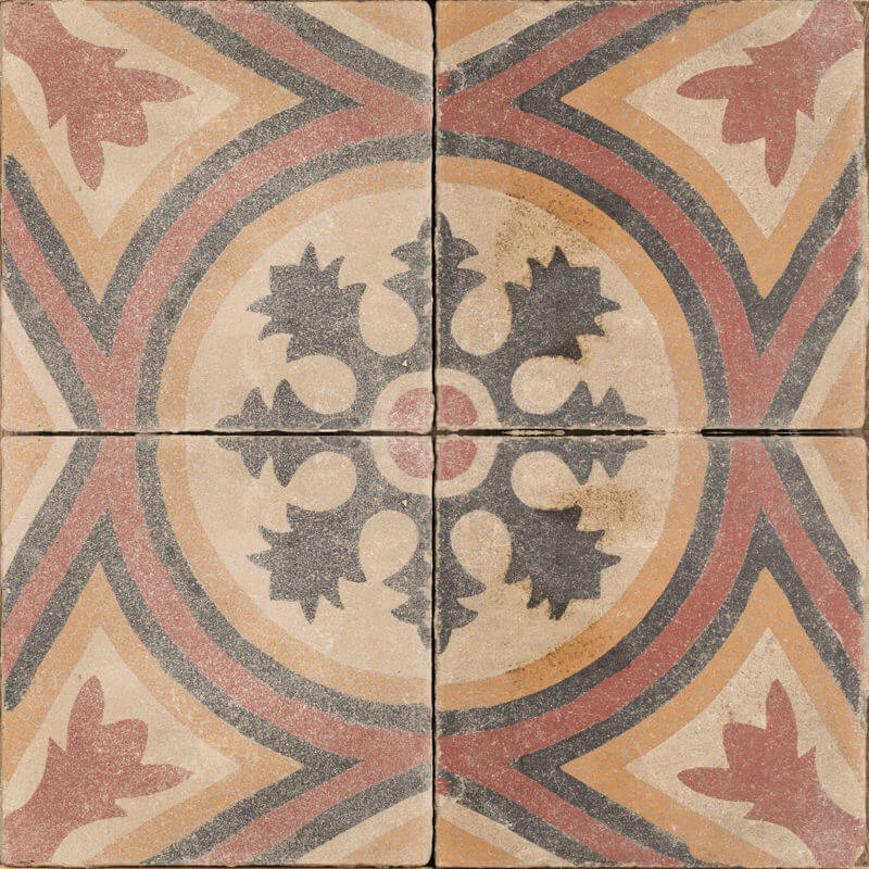 Outdoor Tiles - Red Chateau Antique