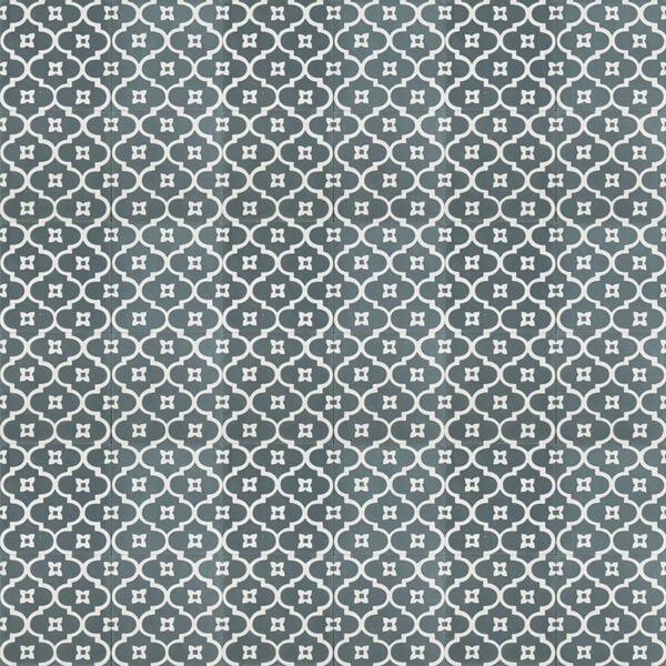 Reproduction Tiles - Smokey Blue Moorish Night