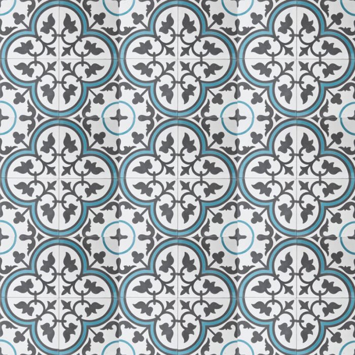 Discounted Tiles - Teal Clover