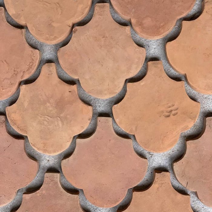 Outdoor Tiles - Fan Terracotta