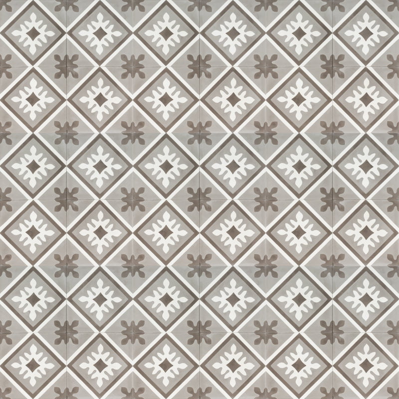Reproduction Tiles - Grey Diamond