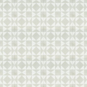 white tile with grey design